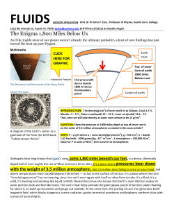 The Enigma 1800 Miles Below Us