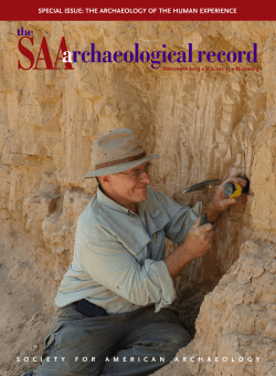 SAA Archaeological Record - Society for American Archaeology