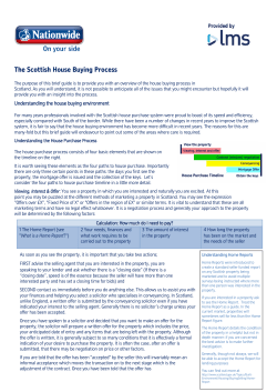 The Scottish House Buying Process