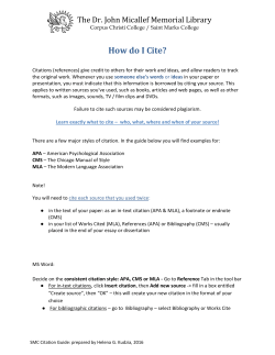 Citation Guide File