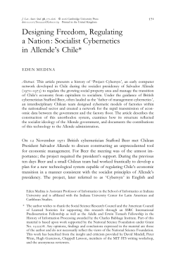 Designing Freedom, Regulating a Nation: Socialist