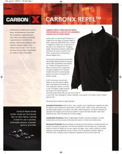CarbonX Repel sheds molten metal and hot liquids like no other