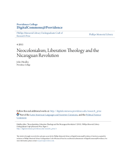 Neocolonialism, Liberation Theology and the Nicaraguan Revolution