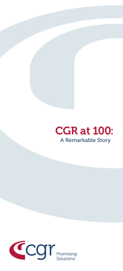 CGR at 100