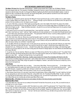 Into the Woods Reads