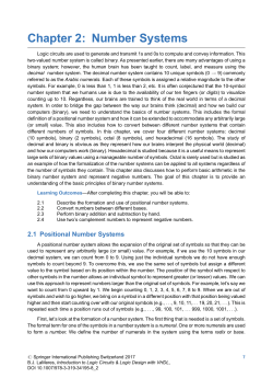Chapter 2: Number Systems