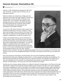 Heinrich Himmler, Reichsf&uuml;hrer SS