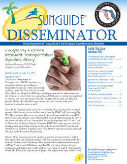 District Six Annual Report for Fiscal Year 2012/2013