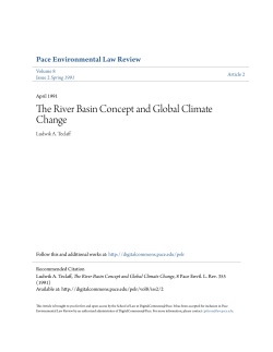 The River Basin Concept and Global Climate Change