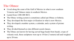 The Olmec