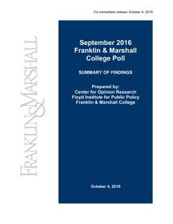 The poll - FandM.edu