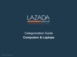 Computers Laptops Categorization Guidelines