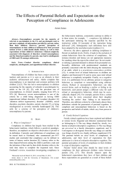 The Effects of Parental Beliefs and Expectation on the