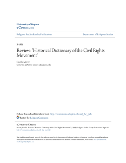 Review: `Historical Dictionary of the Civil Rights Movement`