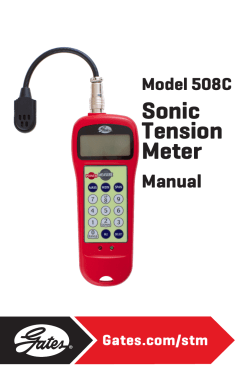 Sonic Tension Meter