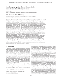 Morphologic properties derived from a simple cross