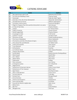 Important Books Authors