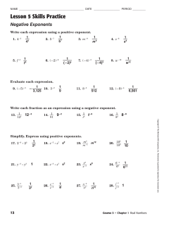 8.EE.1 WS Negative Exponents