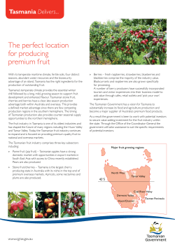 The perfect location for producing premium fruit