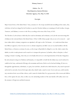 Primary Source Packet