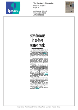 Boy drowns