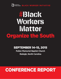 Organize the South - Institute for Policy Studies