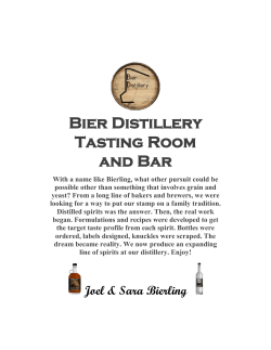 Bier Distillery Tasting Room and Bar