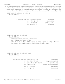 The equivalence does not always hold: Let P = False, Q = True, R