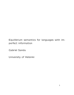 Equilibrium semantics for languages with im
