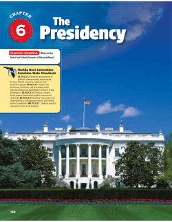 6 The Presidency - jb