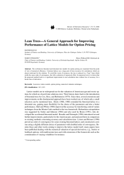 Lean Trees&mdash;A General Approach for Improving