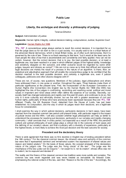Public Law Liberty, the archetype and diversity: a philosophy of