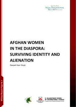 afghan women in the diaspora: surviving identity and alienation