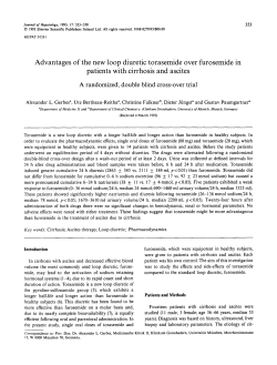 Advantages of the new loop diuretic torasemide over furosemide in