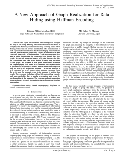 A New Approach of Graph Realization for Data Hiding using