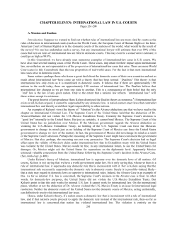 chapter eleven: international law in us courts