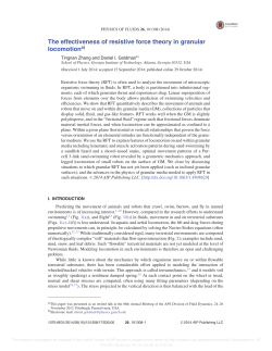 The effectiveness of resistive force theory in granular