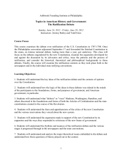 Syllabus - Teaching American History