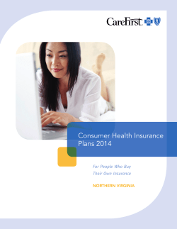 Consumer Health Insurance Plans 2014 - Virginia