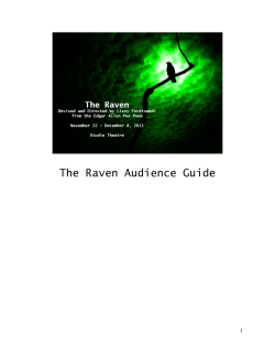 The Raven Audience Guide - California State University, Long Beach