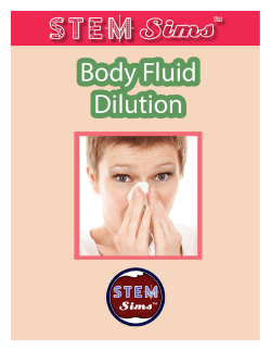 Body Fluid Dilution