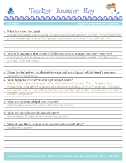 Our Water Fact Sheet FINAL.indd - San Francisco Public Utilities