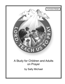 A Study for Children and Adults on Prayer