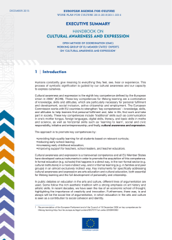 1 | Introduction EXECUTIVE SUMMARY HANDBOOK ON