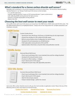 Selecting the best CO2 wall sensor