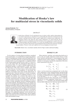 Modification of Hooke′s law for multiaxial stress in viscoelastic solids