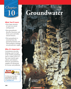 Groundwater - AC Reynolds High