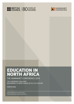 education in north africa