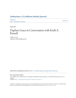 Daphne Grace in Conversation with Keith A. Russell
