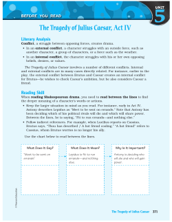 The Tragedy of Julius Caesar, Act IV